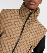 Gucci GG canvas puffer vest