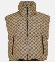 Gucci GG canvas puffer vest