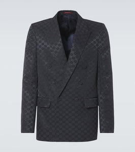 Gucci GG cotton-blend blazer