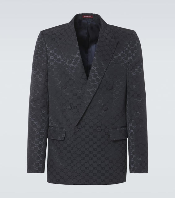 Gucci GG cotton-blend blazer