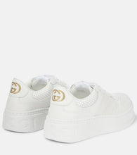 Gucci GG embossed leather sneakers