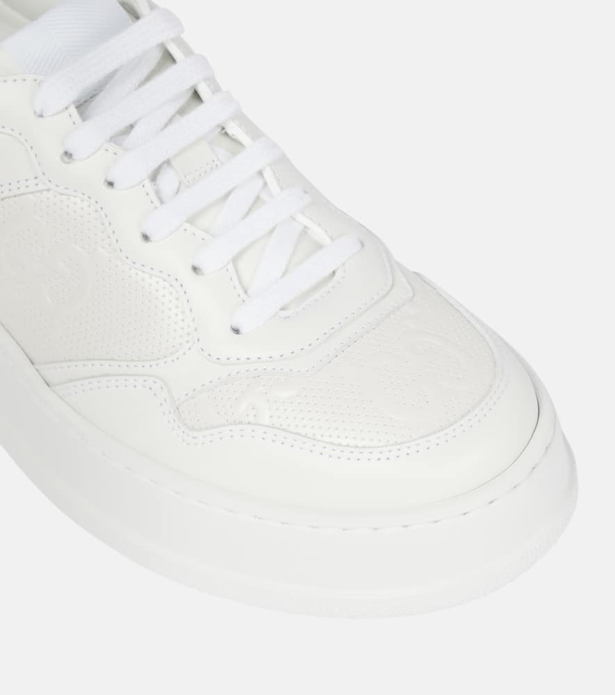 Gucci GG embossed leather sneakers