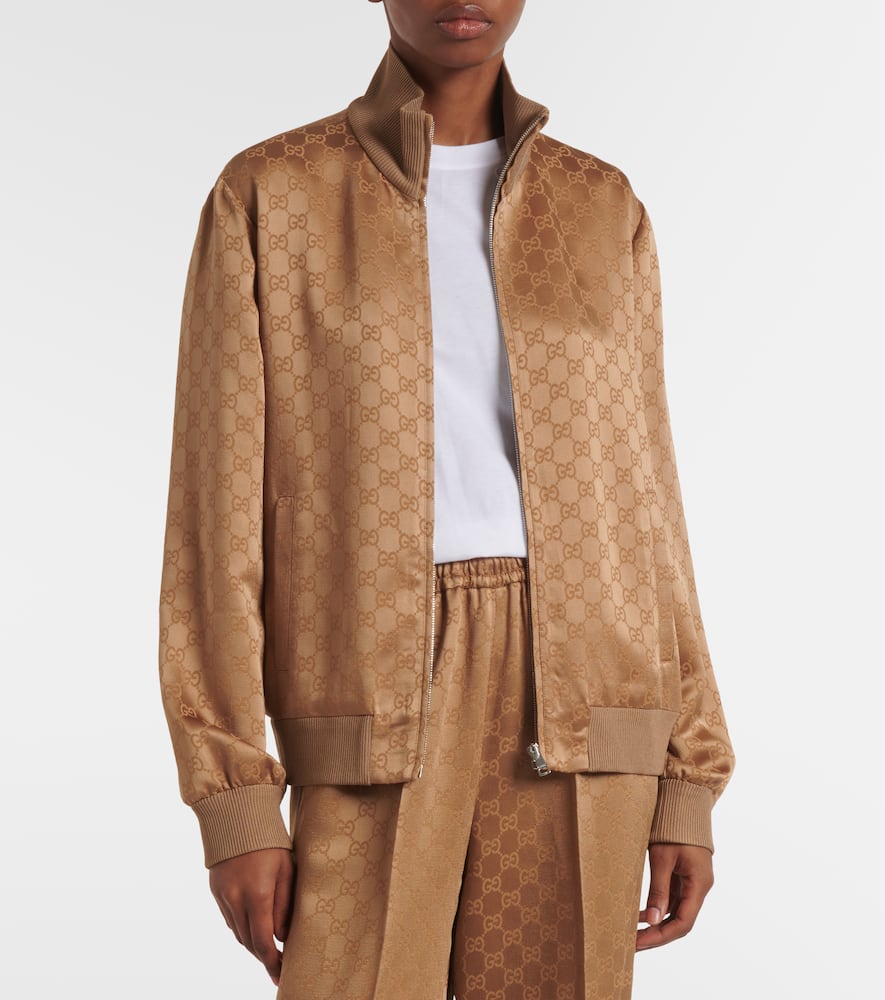Gucci GG jacquard satin blouson