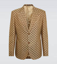 Gucci GG linen-blend blazer