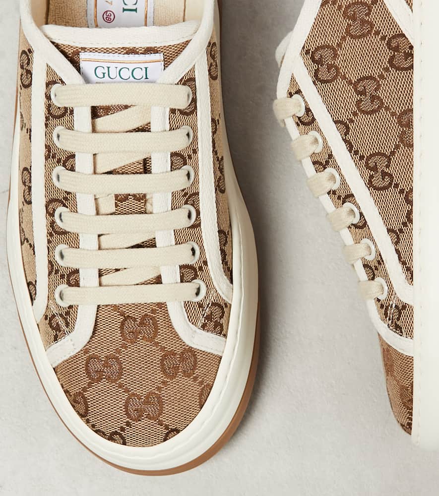 Gucci GG printed platform sneakers
