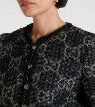 Gucci GG single-breasted wool-blend tweed jacket