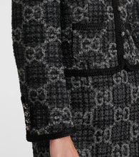 Gucci GG single-breasted wool-blend tweed jacket
