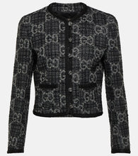 Gucci GG single-breasted wool-blend tweed jacket
