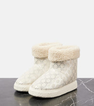 Gucci GG suede snow boots
