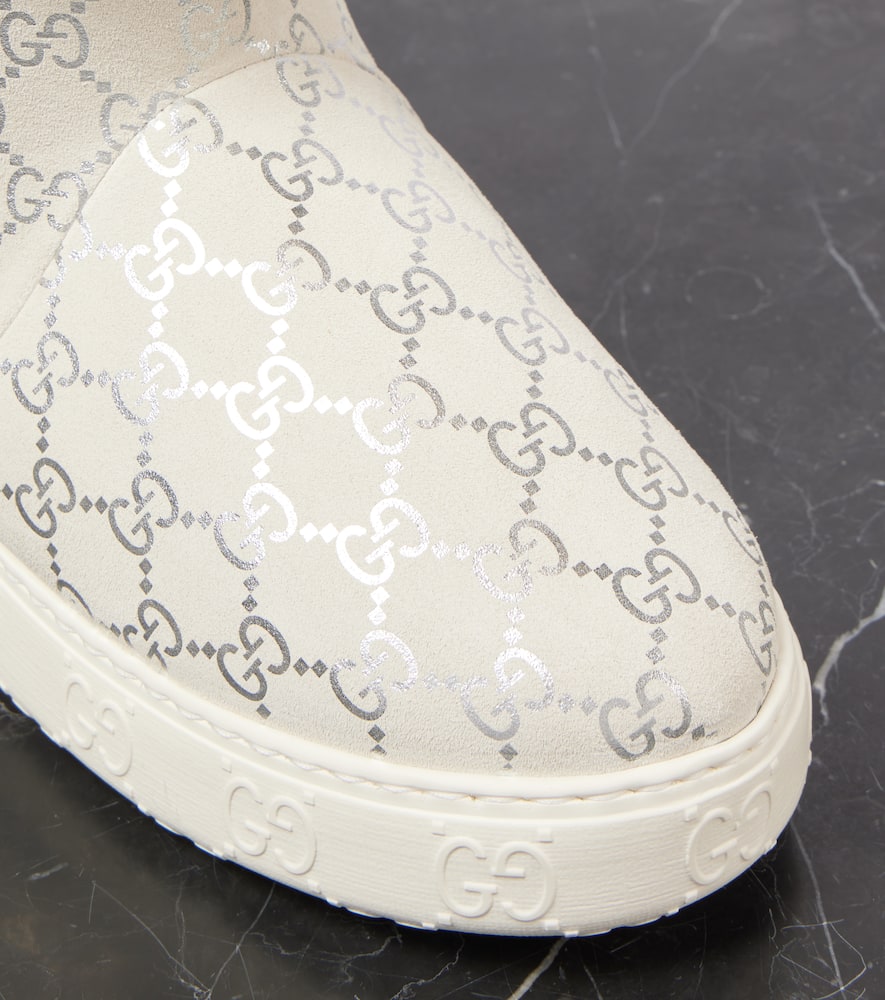 Gucci GG suede snow boots