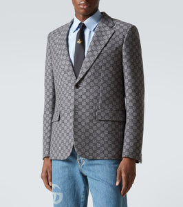 Gucci GG wool flannel blazer