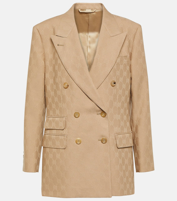Gucci GG wool jacquard blazer