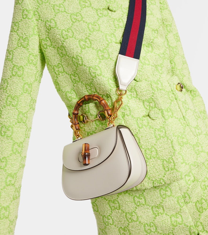 Gucci Gucci Bamboo 1947 Mini leather top-handle bag