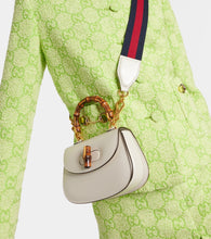 Gucci Gucci Bamboo 1947 Mini leather top-handle bag