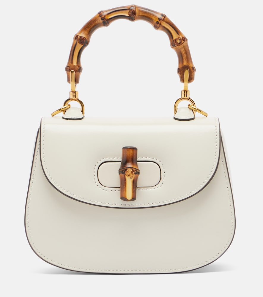 Gucci Gucci Bamboo 1947 Mini leather top-handle bag - Gucci Gucci Bamboo 1947 迷你皮革手提包