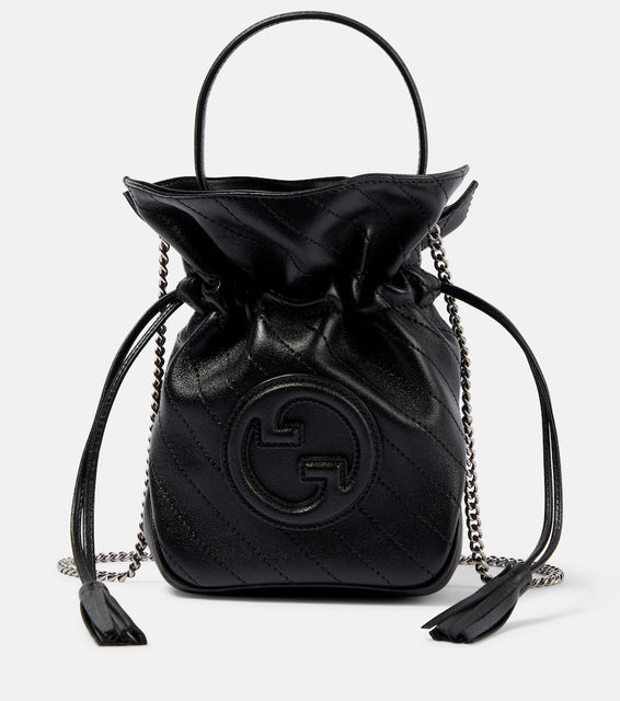 Gucci Gucci Blondie Mini leather bucket bag. Shop Gucci Shoulder Bags for women now.