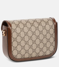 Gucci Gucci Horsebit 1955 Mini leather-trimmed shoulder bag