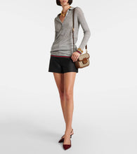 Gucci Gucci Horsebit 1955 Mini leather-trimmed shoulder bag