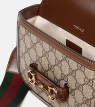 Gucci Gucci Horsebit 1955 Mini leather-trimmed shoulder bag