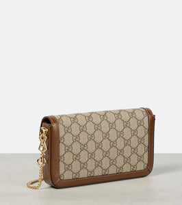 Gucci Gucci Horsebit 1955 canvas clutch