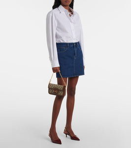 Gucci Gucci Horsebit 1955 canvas clutch