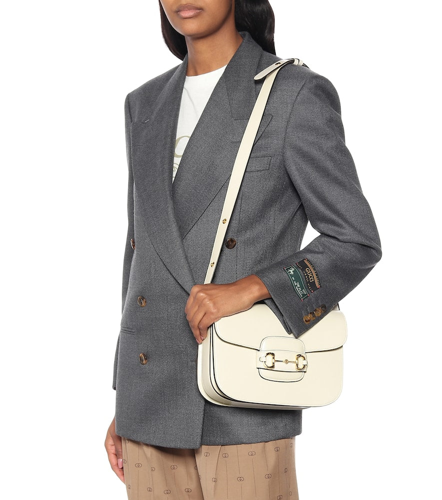 Gucci Gucci Horsebit 1955 leather shoulder bag