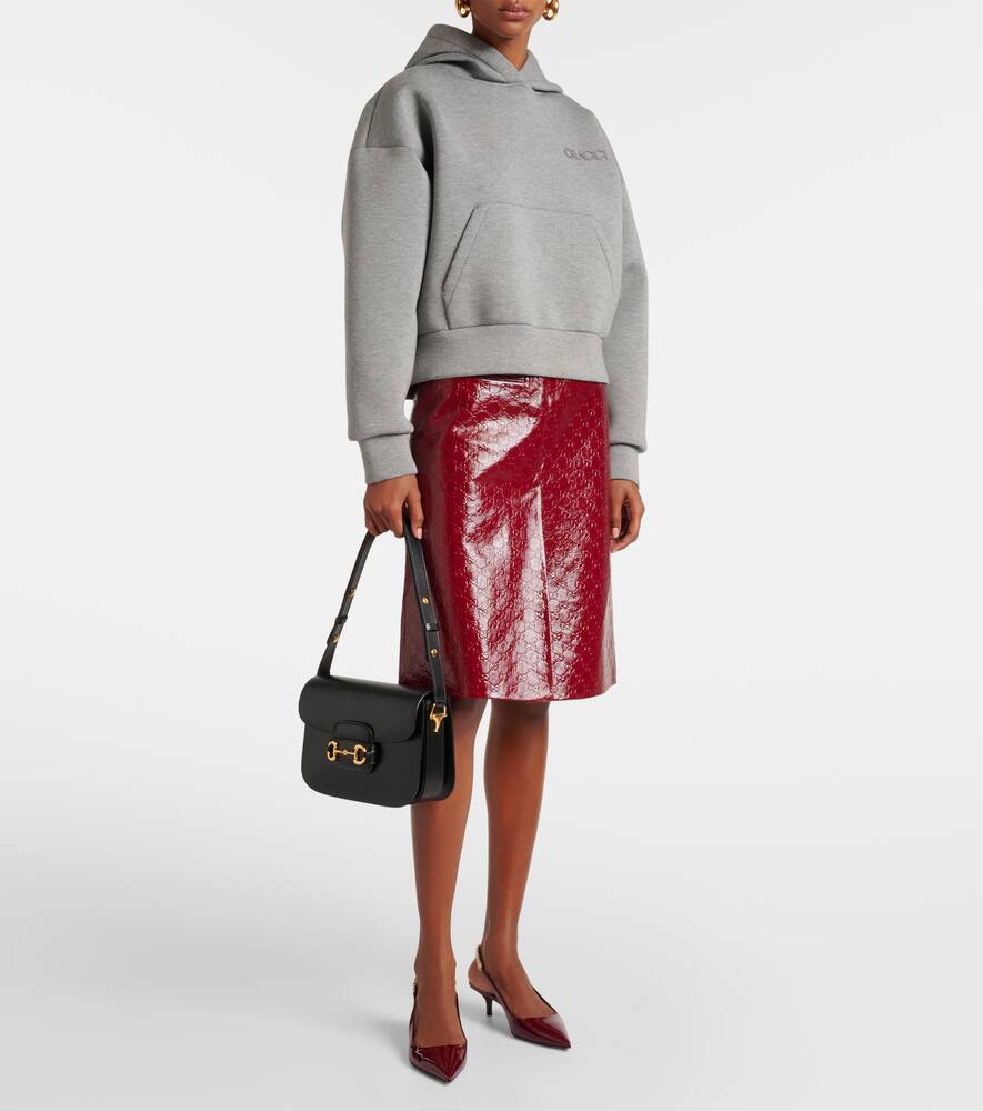 Gucci Gucci Horsebit 1955 leather shoulder bag