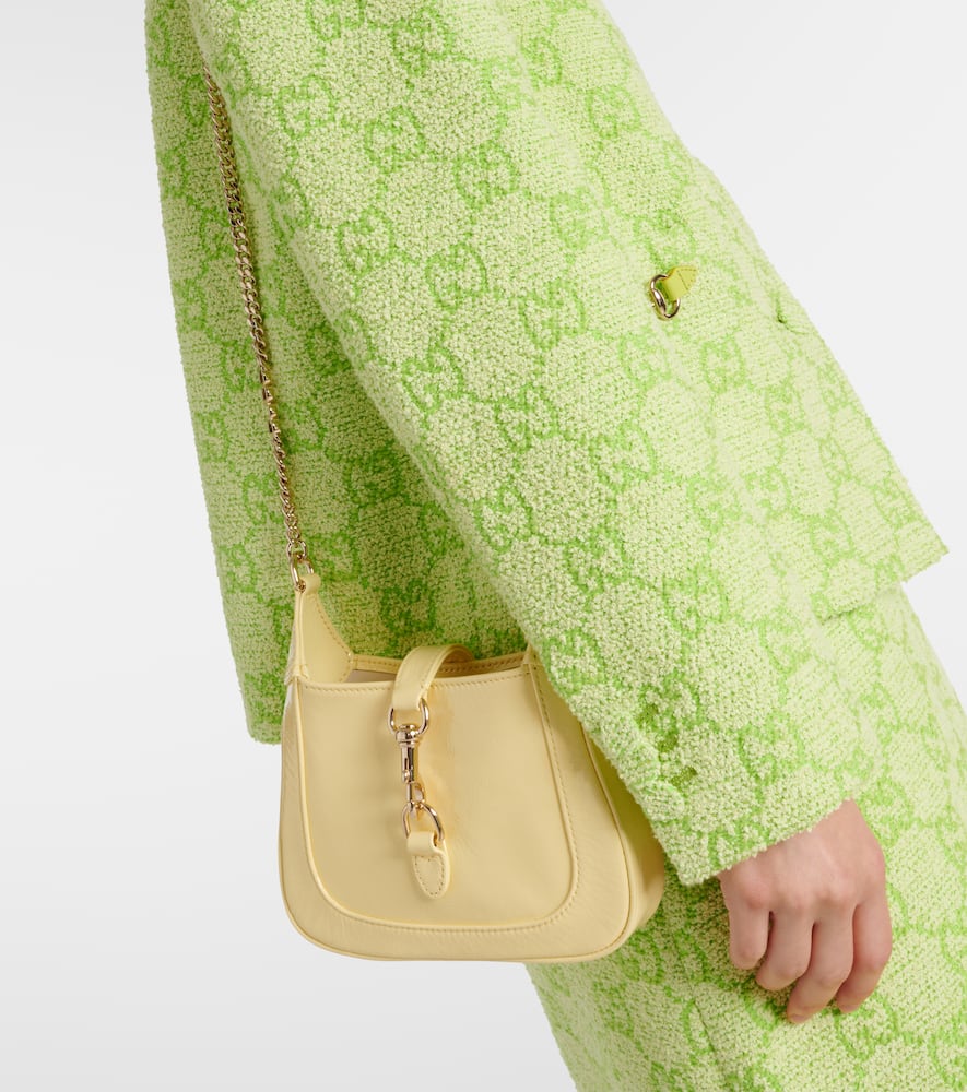 Gucci Gucci Jackie Notte Mini patent leather shoulder bag
