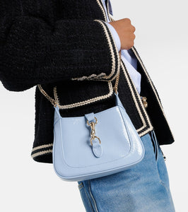 Gucci Gucci Jackie Notte Mini patent leather shoulder bag