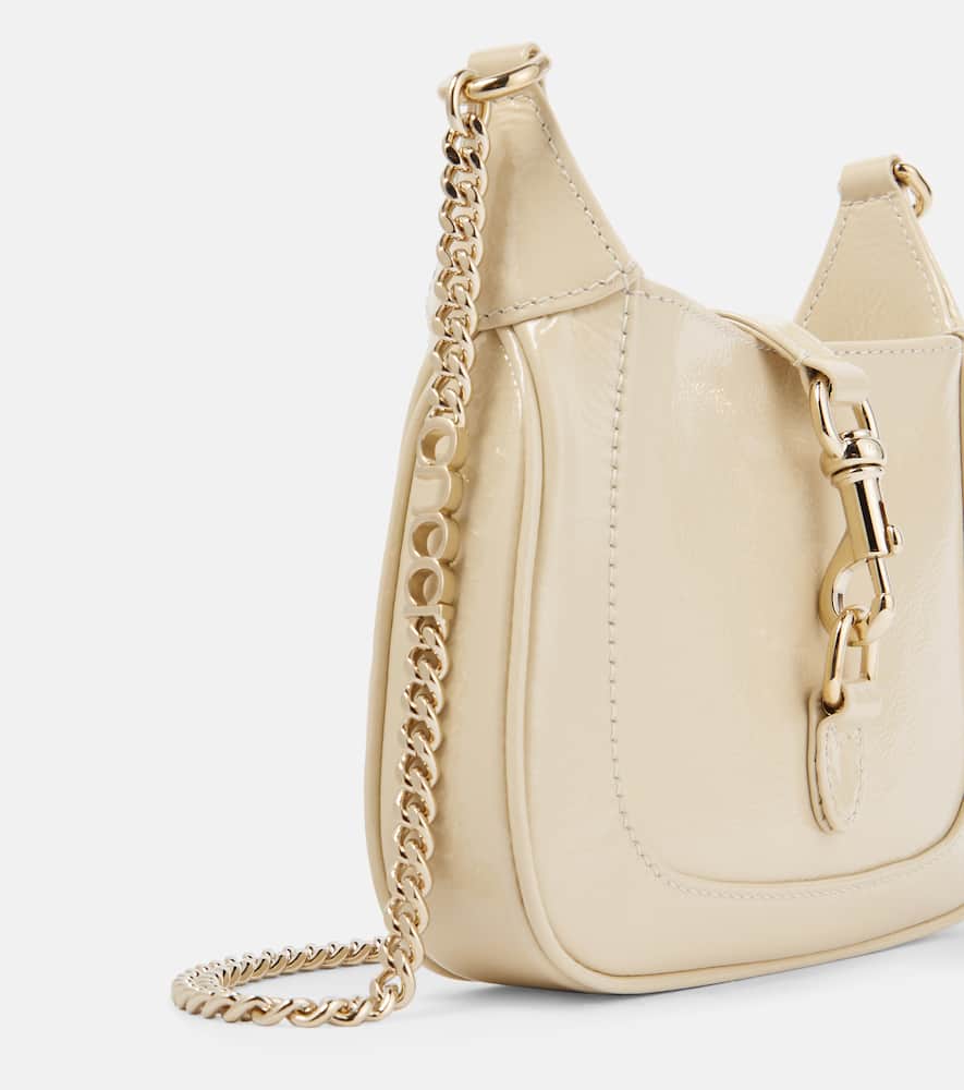 Gucci Gucci Jackie Notte Mini patent leather shoulder bag