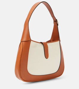 Gucci Gucci Jackie Small leather-trimmed shoulder bag