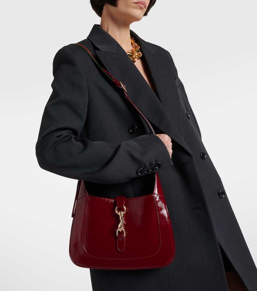 Gucci Gucci Jackie Small patent leather shoulder bag