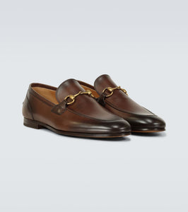 Gucci Gucci Jordaan leather loafers