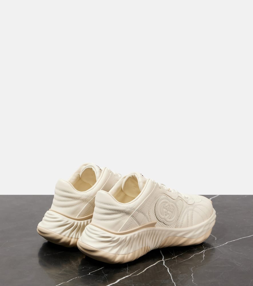 Gucci Gucci Ripple leather sneakers