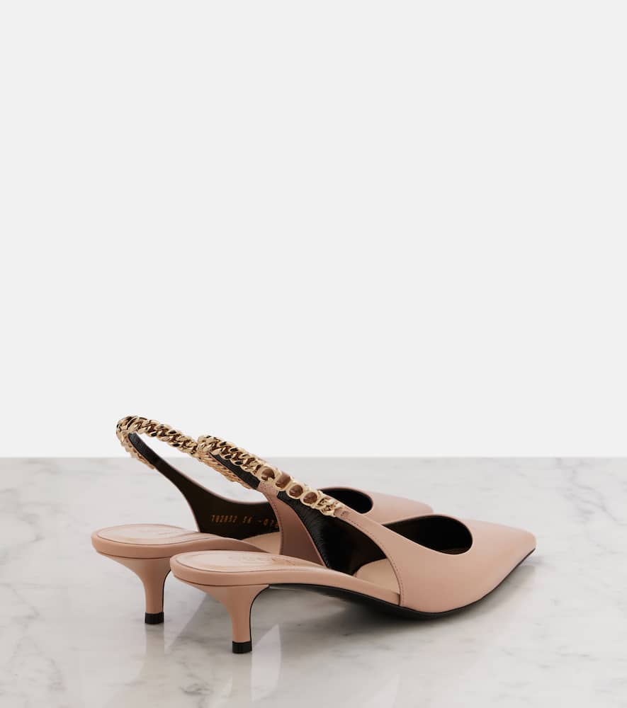Gucci Gucci Signoria leather pumps