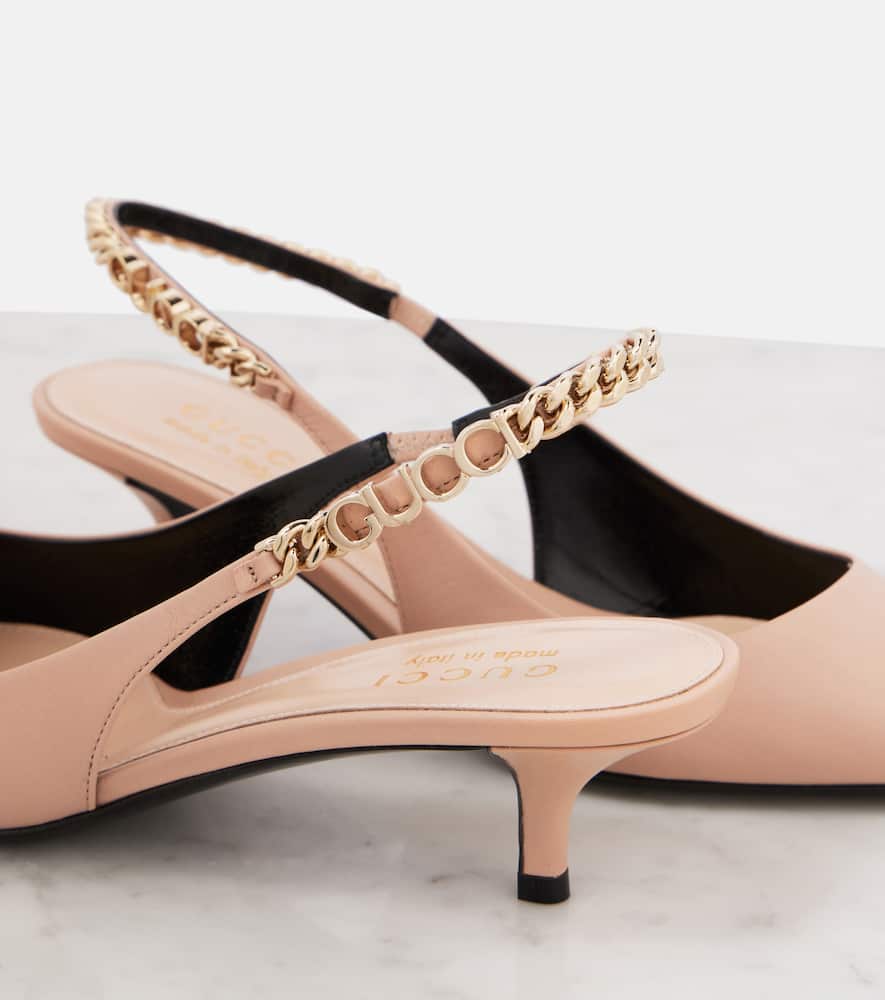 Gucci Gucci Signoria leather pumps