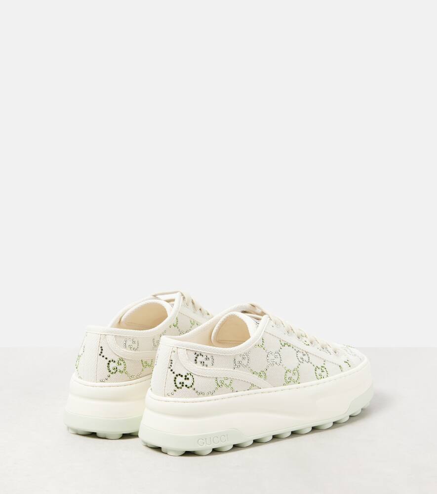 Gucci Gucci Tennis 1977 GG Crystal sneakers