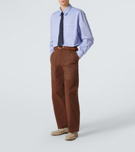 Gucci Horsebit 1953 GG debossed suede loafers
