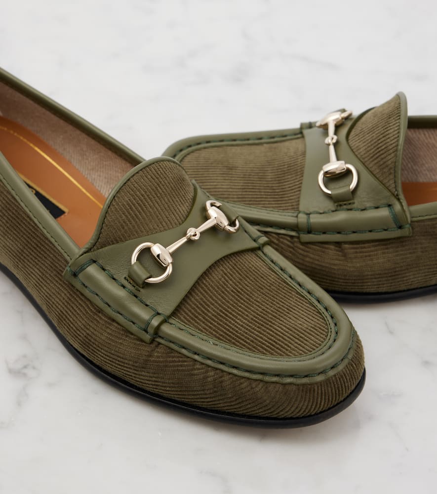 Gucci Horsebit 1953 corduroy loafers