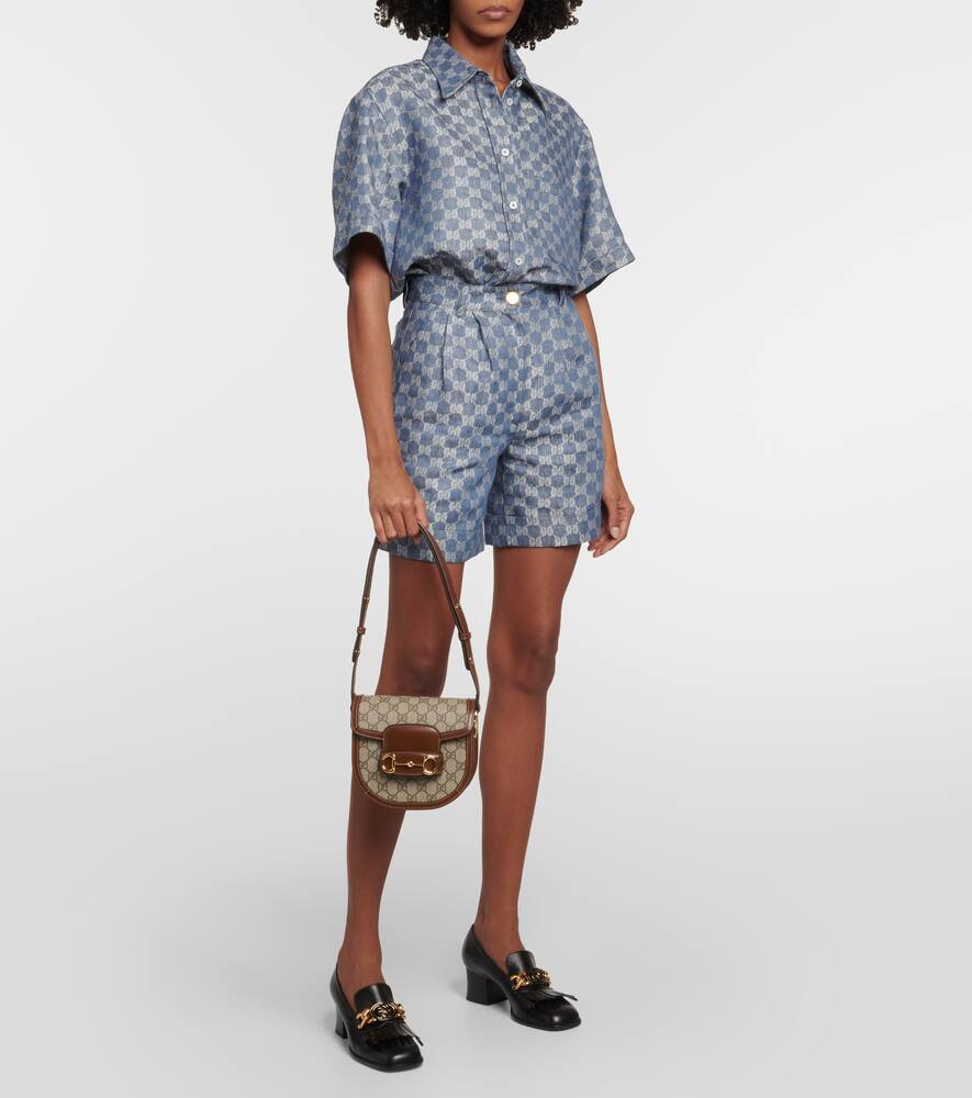 Gucci Horsebit 1955 Mini GG canvas shoulder bag