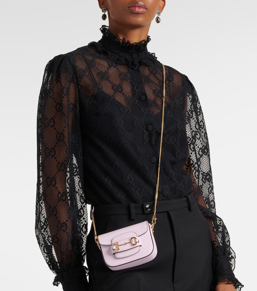 Gucci Horsebit 1955 Super Mini leather crossbody bag