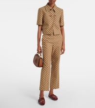 Gucci Horsebit GG Canvas jacket