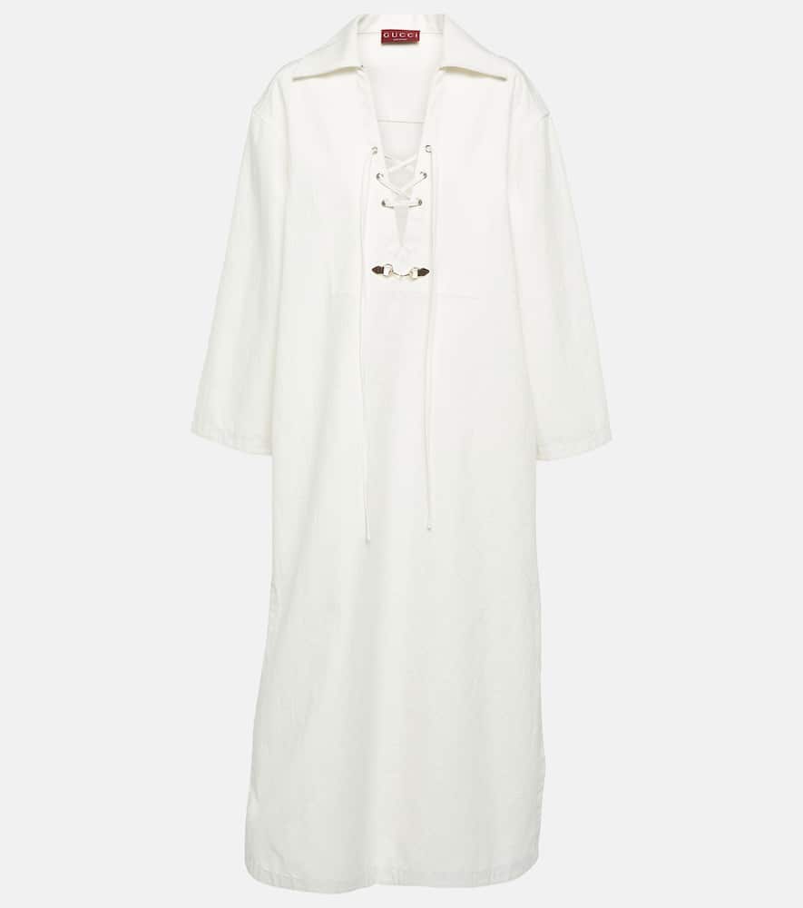 Gucci Horsebit GG cotton jacquard kaftan