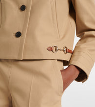 Gucci Horsebit cotton drill jacket