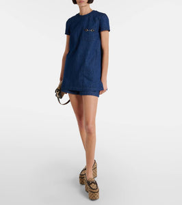 Gucci Horsebit denim minidress