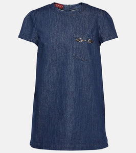 Gucci Horsebit denim minidress