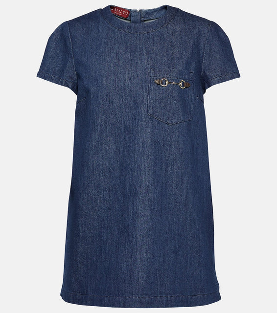 Gucci Horsebit denim minidress