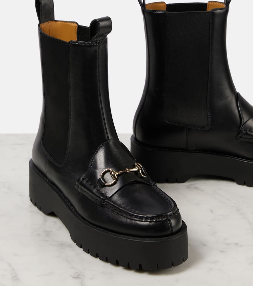 Gucci Horsebit leather Chelsea boots