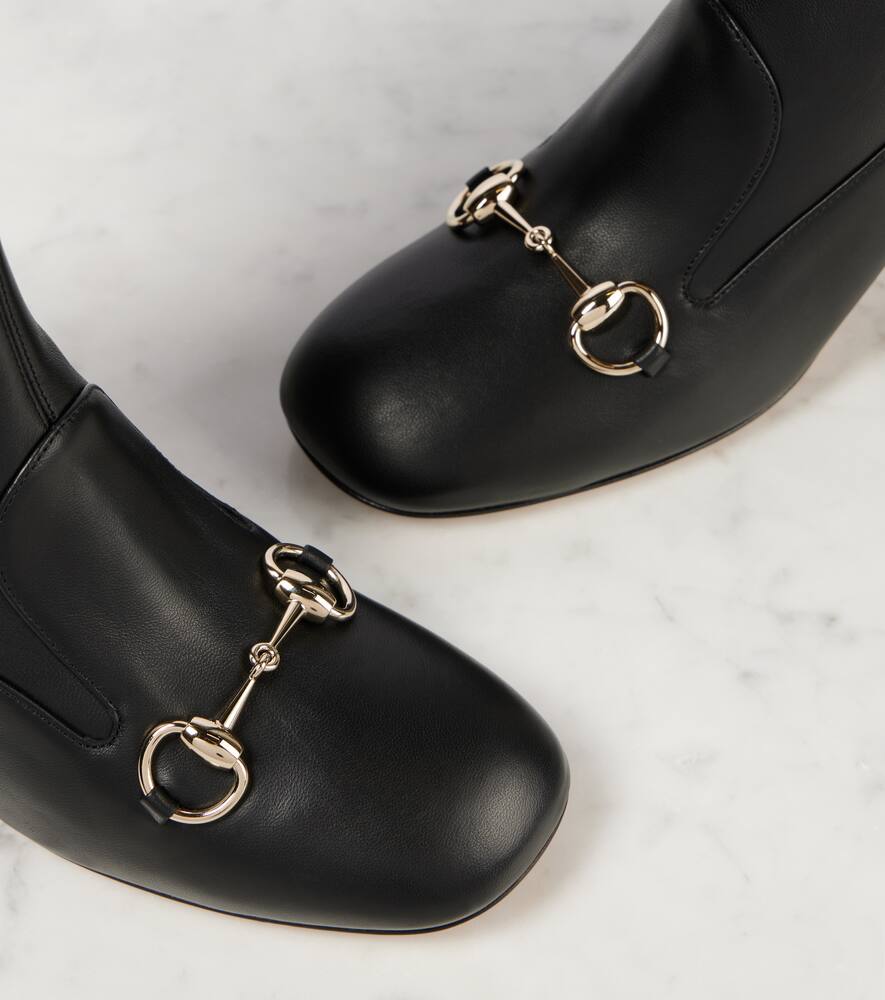 Gucci Horsebit leather knee-high boots