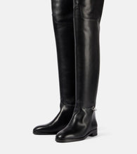 Gucci Horsebit leather over-the-knee boots